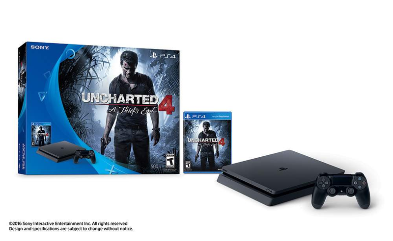Illustration for article titled 500GB PS4 Slim Uncharted 4: A Thief's End Bundle + $50 Dell eGift Card